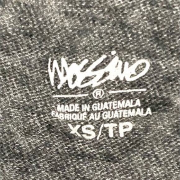 Mossimo Marled Gray Linen Blend Long Sleeves V-Neck Top, Size XS - Picture 10 of 10